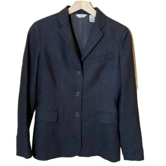 Brooks Brothers 346 4 Gray wool 3 button career blazer - Picture 1 of 4